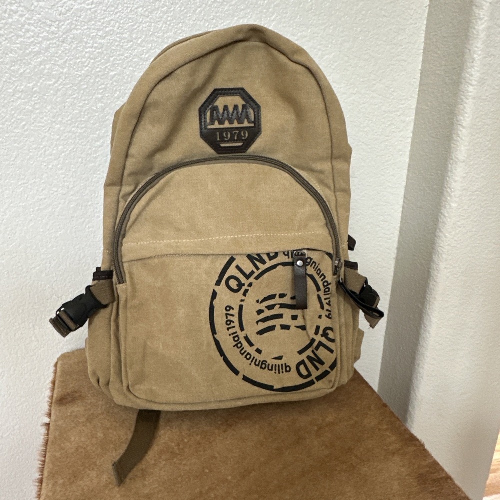 NWOT qlnd canvas backpack‎